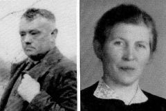 1928 Josef Schulze Hobeling (1884 - 1967) und Theresia Schulte Bisping geb. Revering (1891 - 1927)  Hofstaat: Max und Antonia Sch. Althoff geb. Hartmann, Anton Sch. Bisping und Katharina Sch. Hobeling geb. Lütke Schwienhorst.