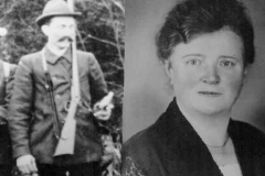 1929 Franz Schulze Wickensack (1874 - 1954) und Katharina Schulze Hobeling geb. Lütke Schwienhorst (1889 - 1961)  Hofstaat: Heinrich Hobeling und Antonia Sch. Wickensack verh. Große Lembeck, Anton und Helene Kintrup sowie Josef Brungert und Klärchen Brungert verh. Nünning.
