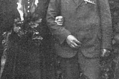 1930 Heinrich Heitmann (1871 - 1953) und Antonia Schulte Althoff geb. Hartmann (1879 - 1956)  Hofstaat: Max Sch. Althoff und Theresia Sch. Bisping geb. Revering, Heinrich Schulte und Anna-Maria Heitmann geb. Ltk, Vogelsang.