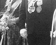 1960 Josef Peters (1911 - 1993) und Maria Peters geb. Baumkötter (1915 - 2005)  Hofstaat: Josef und Maria Schulze Topphoff, Bernhard und Maria Hülsmann.