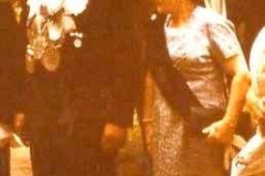 1969 Felix Große Lembeck (1912 - 2009) und Antonia Große Lembeck geb. Sch. Wickensack (1904 - 1975)  Hofstaat: Heinrich und Elisabeth Schulze Hobeling, Alois und Paula Riemann.