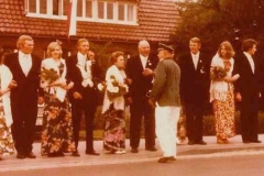 1974 Aloys Niemann und Anni Niemann geb. Rolf  Josef Peters (erster "offizieller" Kaiser) und Maria Peters  Hofstaat: Bernhard Hobeling und Elisabeth Große Hovest, Laurenz Gausepohl und Irmgard Pelster.  (200 Jahre Schützenverein Vadrup)
