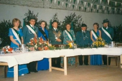 1983 Heinz Rottwinkel und Maria Rottwinkel geb. Schulte  Hofstaat (v.l.): Hans und Irmgard Schulte, Bernd und Marlene Heitmann.
